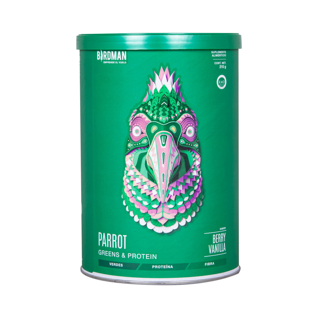 Parrot Greens & Protein - Berry Vainilla 210g